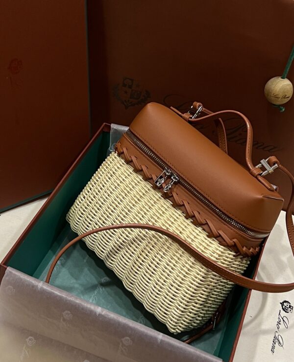 New! Loro Piana  Small-Size Rattan Bag, Global Limited Edition -L19Scm with original box free shipping