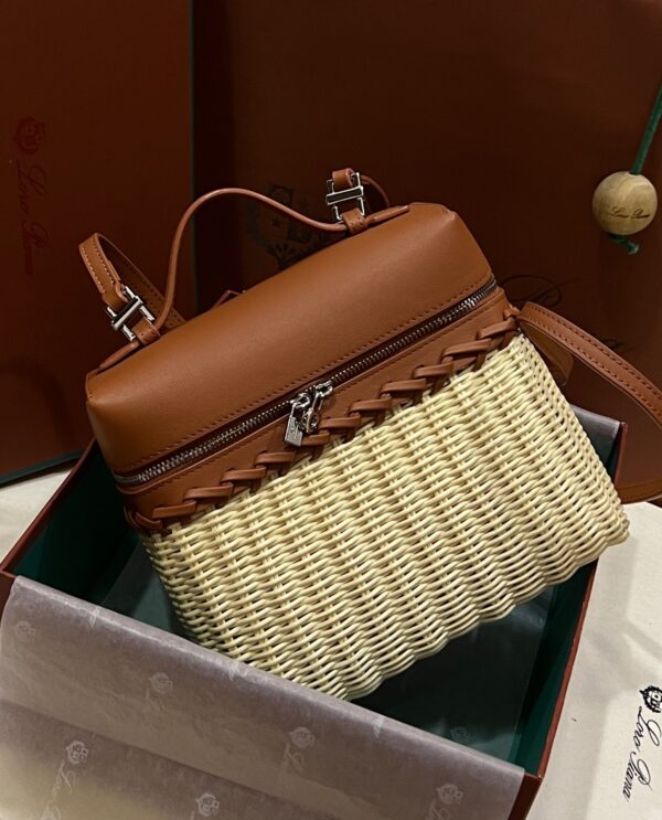 New! Loro Piana  Small-Size Rattan Bag, Global Limited Edition -L19Scm with original box free shipping