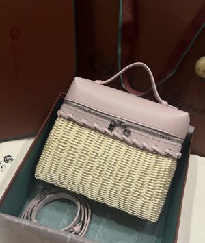 New! Loro Piana  Small-Size Rattan Bag, Global Limited Edition -L19Scm with original box free shipping