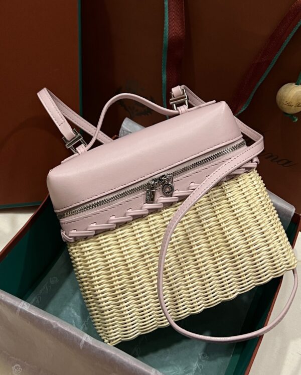 New! Loro Piana  Small-Size Rattan Bag, Global Limited Edition -L19Scm with original box free shipping