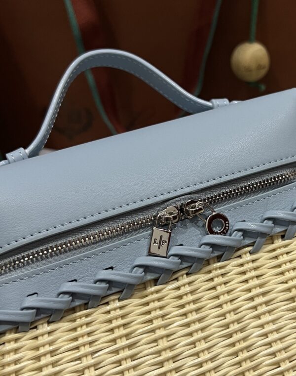 New! Loro Piana  Small-Size Rattan Bag, Global Limited Edition -L19cm with original box free shipping