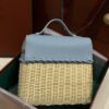 New! Loro Piana  Small-Size Rattan Bag, Global Limited Edition -L19cm with original box free shipping