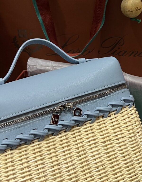 New! Loro Piana  Small-Size Rattan Bag, Global Limited Edition -L19cm with original box free shipping