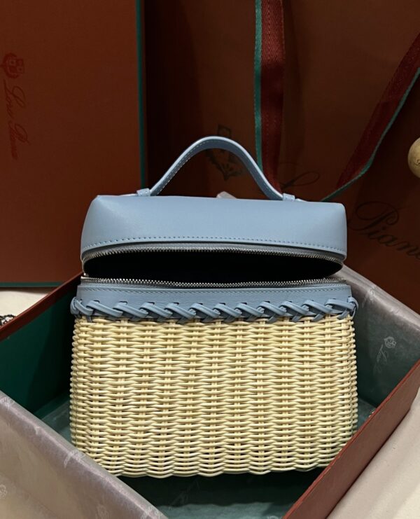 New! Loro Piana  Small-Size Rattan Bag, Global Limited Edition -L19cm with original box free shipping