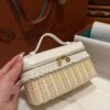 New! Loro Piana  Small-Size Rattan Bag, Global Limited Edition -L19cm with original box free shipping