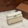 New! Loro Piana  Small-Size Rattan Bag, Global Limited Edition -L19cm with original box free shipping