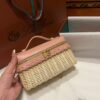 New! Loro Piana  Small-Size Rattan Bag, Global Limited Edition -L19cm with original box free shipping