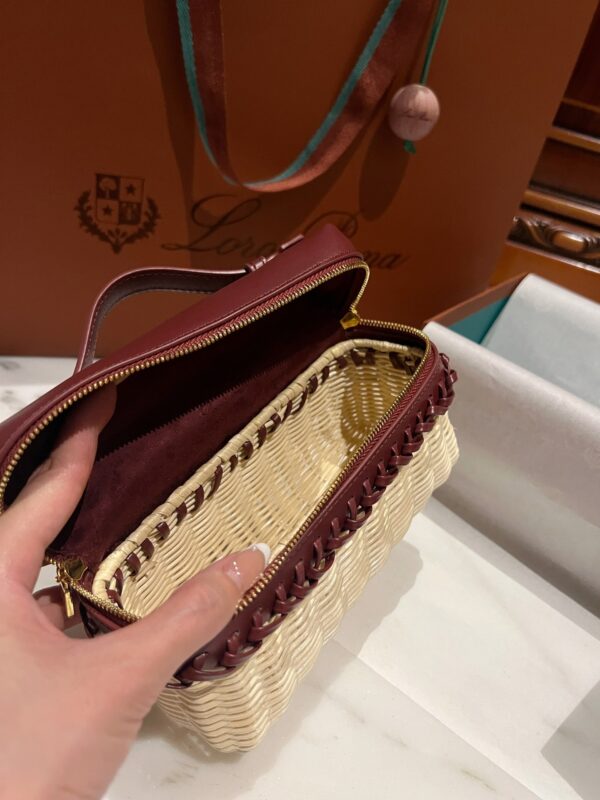 New! Loro Piana  Small-Size Rattan Bag, Global Limited Edition -L19cm with original box free shipping