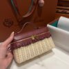 New! Loro Piana  Small-Size Rattan Bag, Global Limited Edition -L19cm with original box free shipping