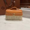 New! Loro Piana  Small-Size Rattan Bag, Global Limited Edition -L19cm with original box free shipping